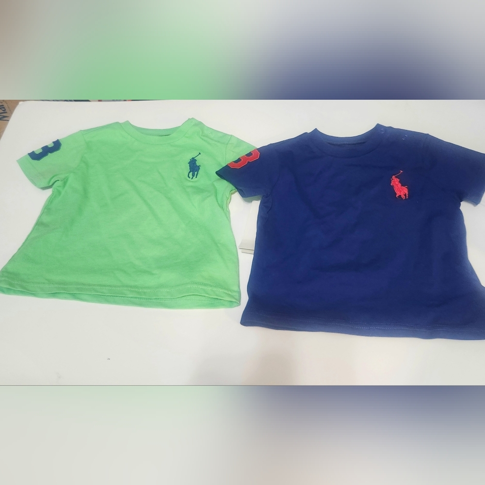 Ralph Lauren Kids' Green and Navy Tees